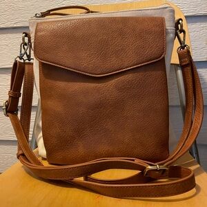 Antik Kraft Canvas & Vegan Leather Convertible Backpack